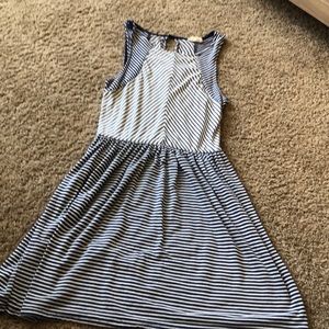 Blue stripe dress